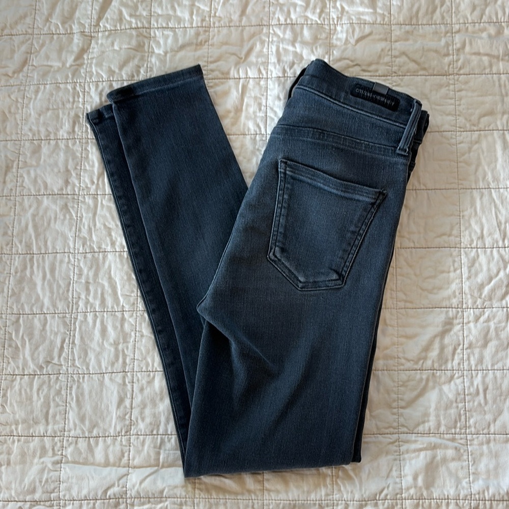 COH Faded Black Rocket Crop HR Skinny Jean